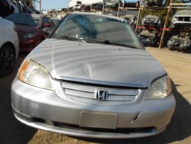 2002 Honda Civic LX Silver Sedan 1.7L AT #A22590